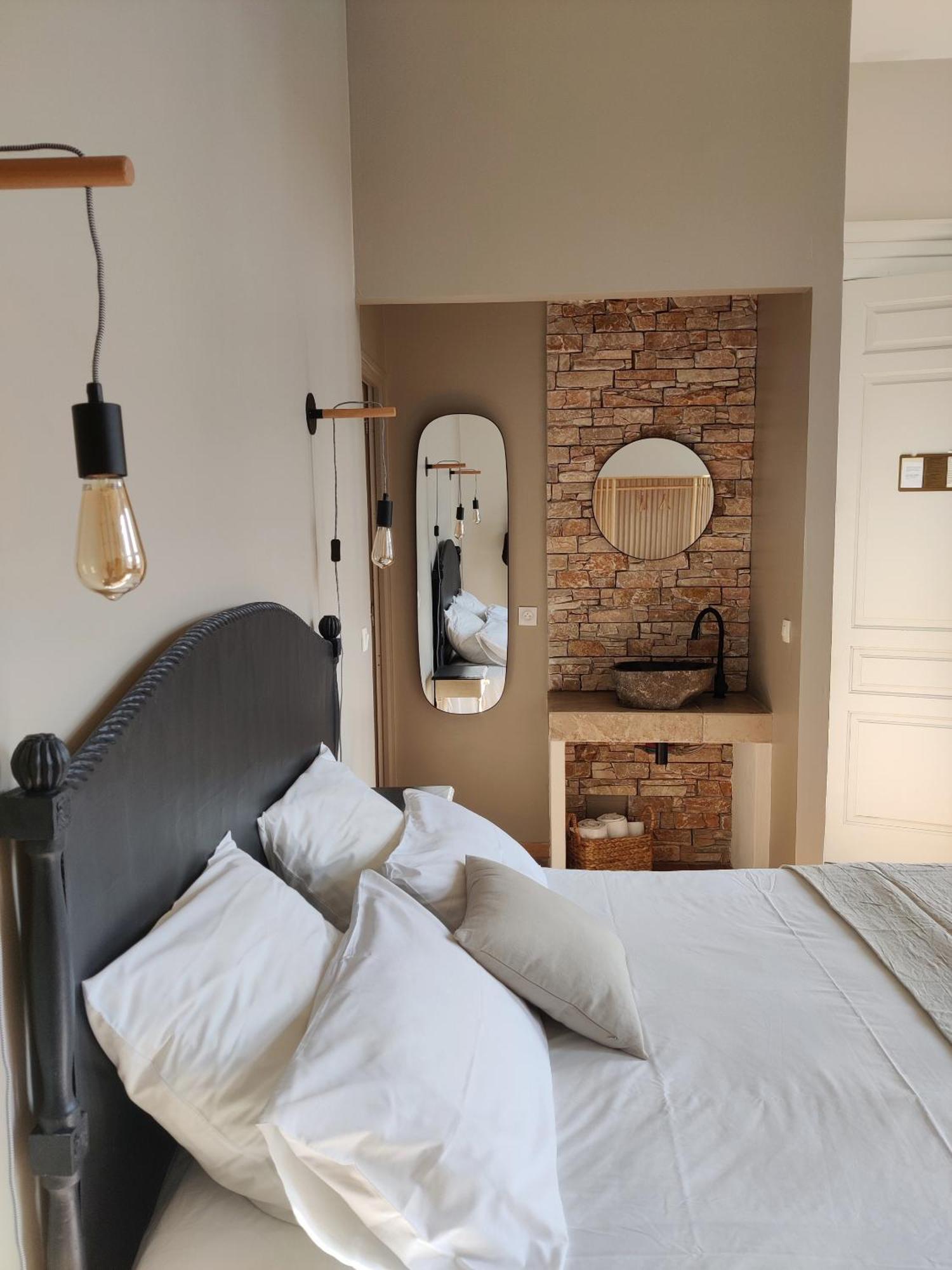 Chambres D'Hotes - Bed And Breakfast Les Palmiers Mèze المظهر الخارجي الصورة